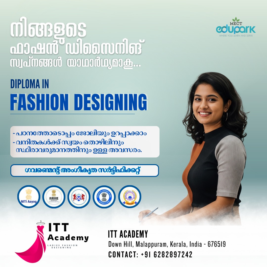 ITT academy Ladies Fashion Designing Malappuram